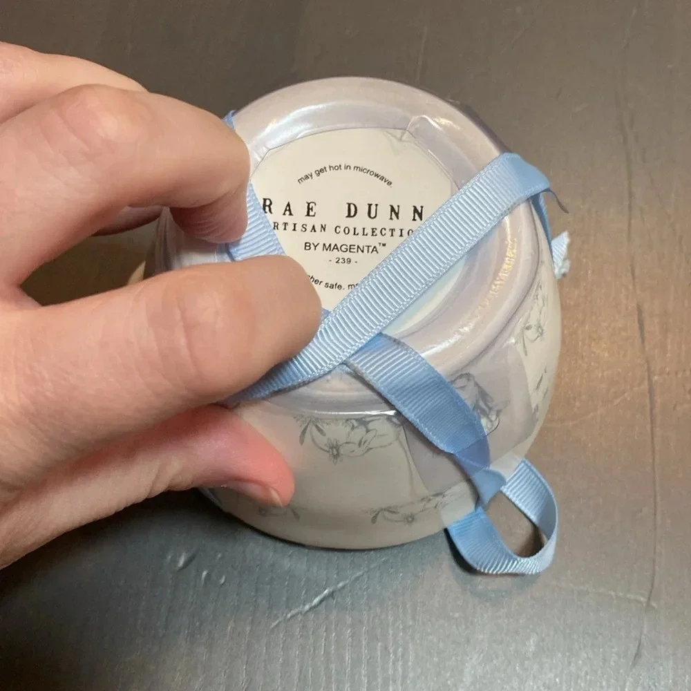 Rae Dunn Peter Rabbit Measuring Cups Set of 4 Blue White Spring Easter NWT